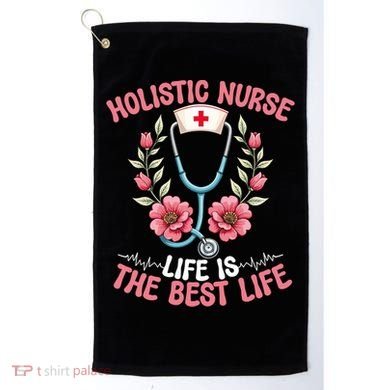 Holistic Nurse Design Stethoscope Nurse Gift Golf Towel