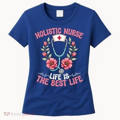 Holistic Nurse Design Stethoscope Nurse Gift Women's T-Shirt