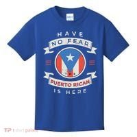 Have No Fear The Puerto Rican Is Here Kids T-Shirt thumb 0
