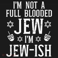 Hanukkah Not Full Blooded Jew Jewish Chanukah Women's Hoodie thumb 2