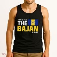 Have No Fear The Bajan Is Here! Barbados Pride Tank Top thumb 3