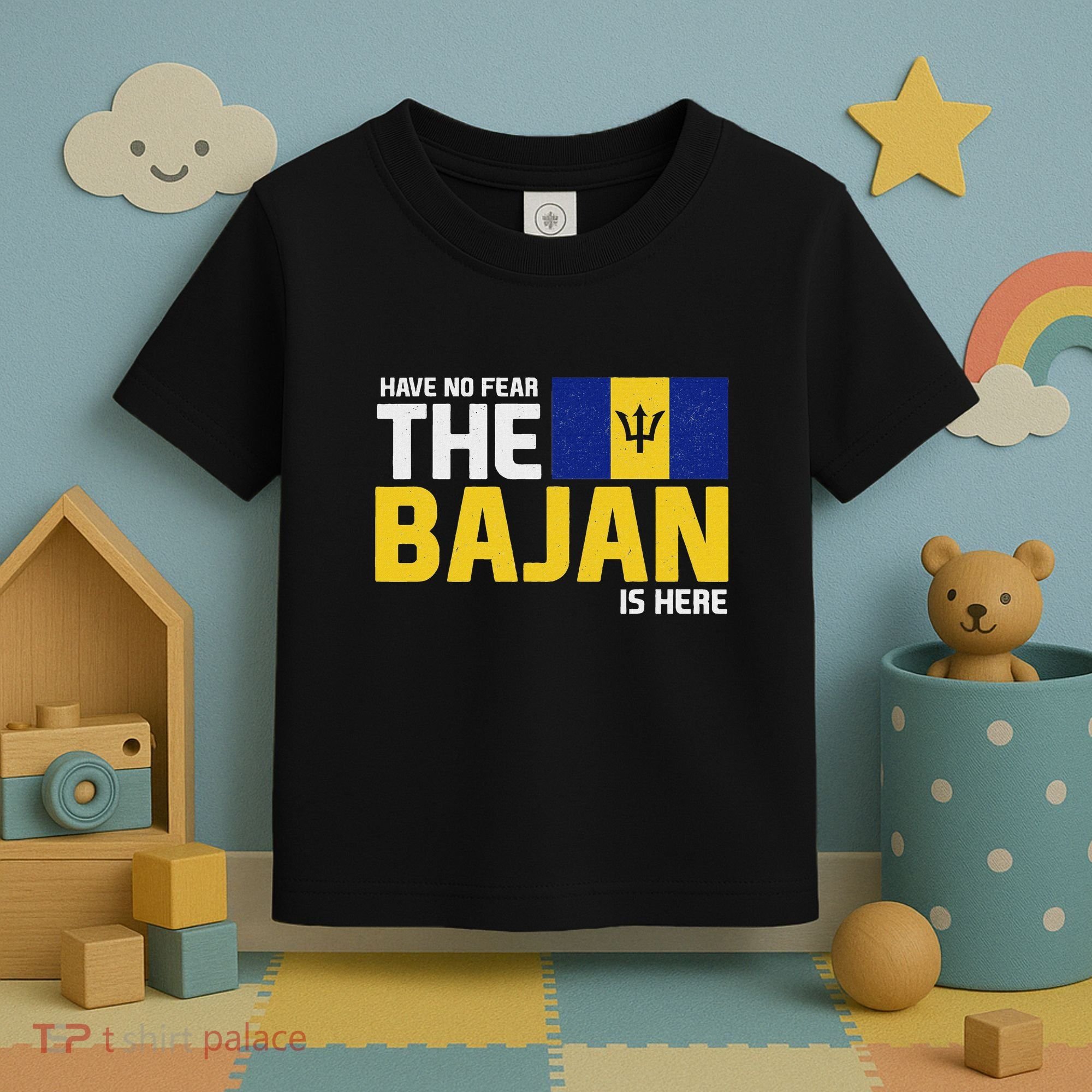 Have No Fear The Bajan Is Here! Barbados Pride Toddler T-Shirt