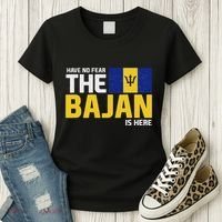 Have No Fear The Bajan Is Here! Barbados Pride Women's T-Shirt thumb 3