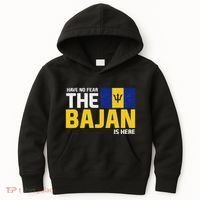 Have No Fear The Bajan Is Here! Barbados Pride Kids Hoodie thumb 0