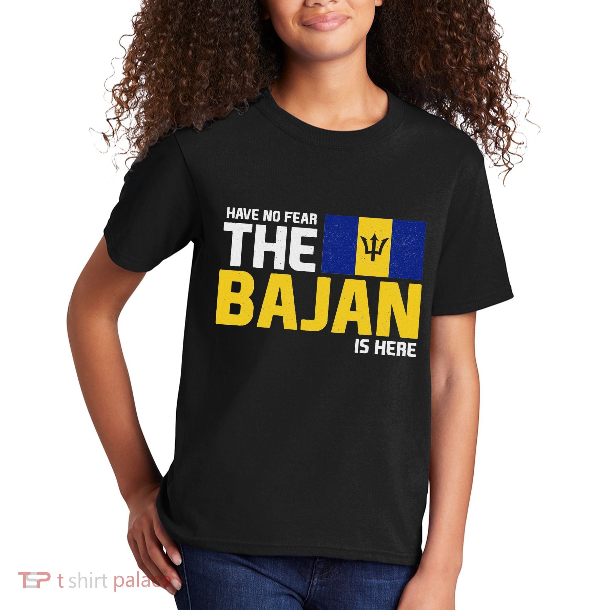Have No Fear The Bajan Is Here! Barbados Pride Kids T-Shirt