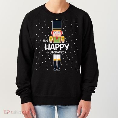 Happy Nutcracker Family Matching Funny Pajama Women's Sweatshirt