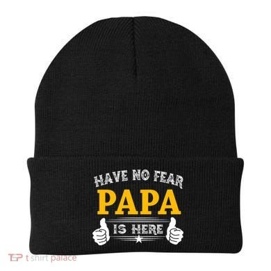 Have No Fear Papa Is Here Beanie