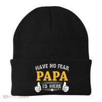 Have No Fear Papa Is Here Beanie thumb 0
