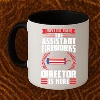Have No Fear The Assistant Fireworks Director Firework Usa Funny Gift Coffee Mug thumb 2