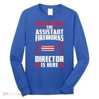 Have No Fear The Assistant Fireworks Director Firework Usa Funny Gift Long Sleeve Shirt thumb 0