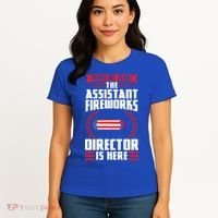 Have No Fear The Assistant Fireworks Director Firework Usa Funny Gift Women's T-Shirt thumb 4