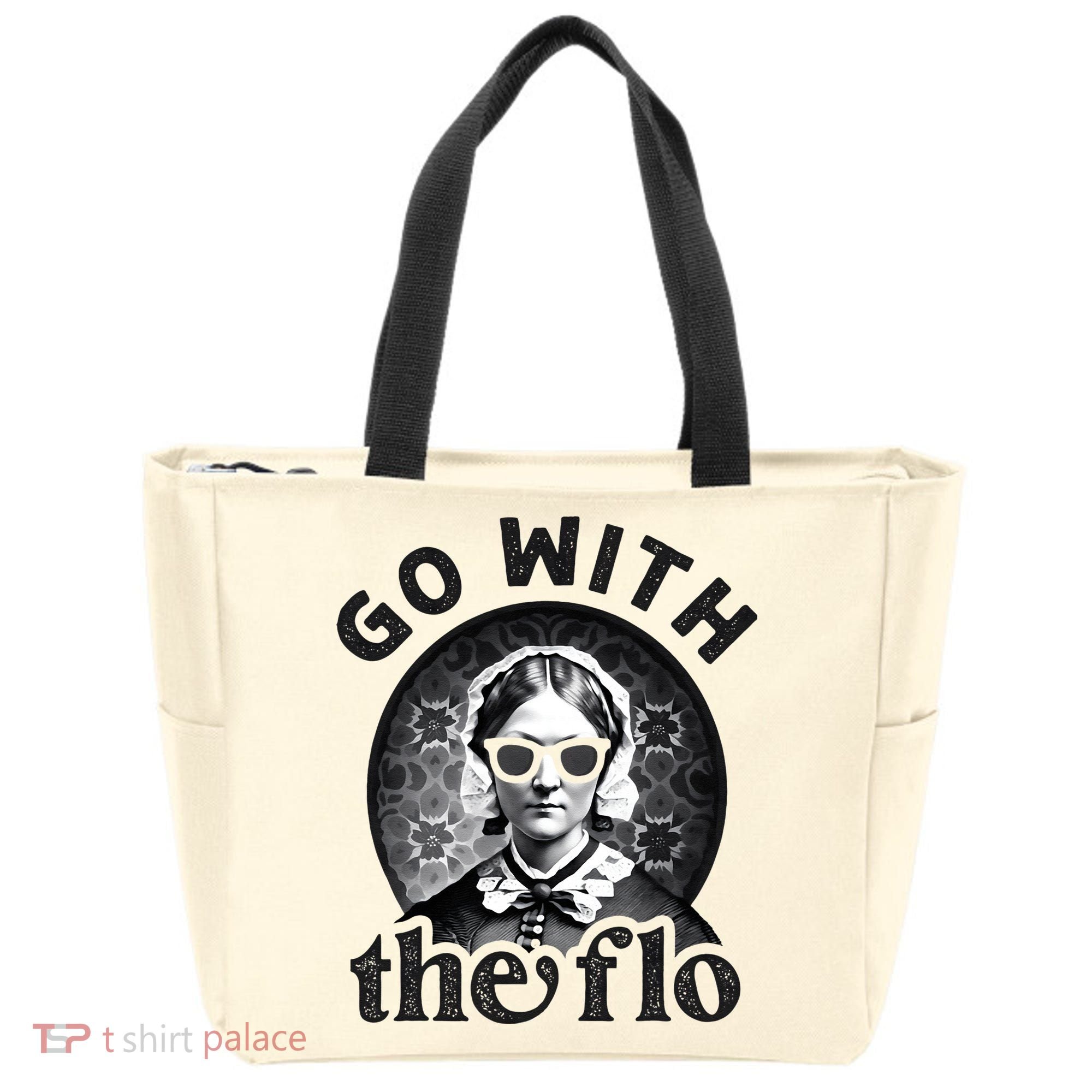History Nurse Florence Nightingale Go With The Flo Tote Bag