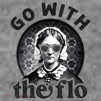 History Nurse Florence Nightingale Go With The Flo Toddler Hoodie thumb 2