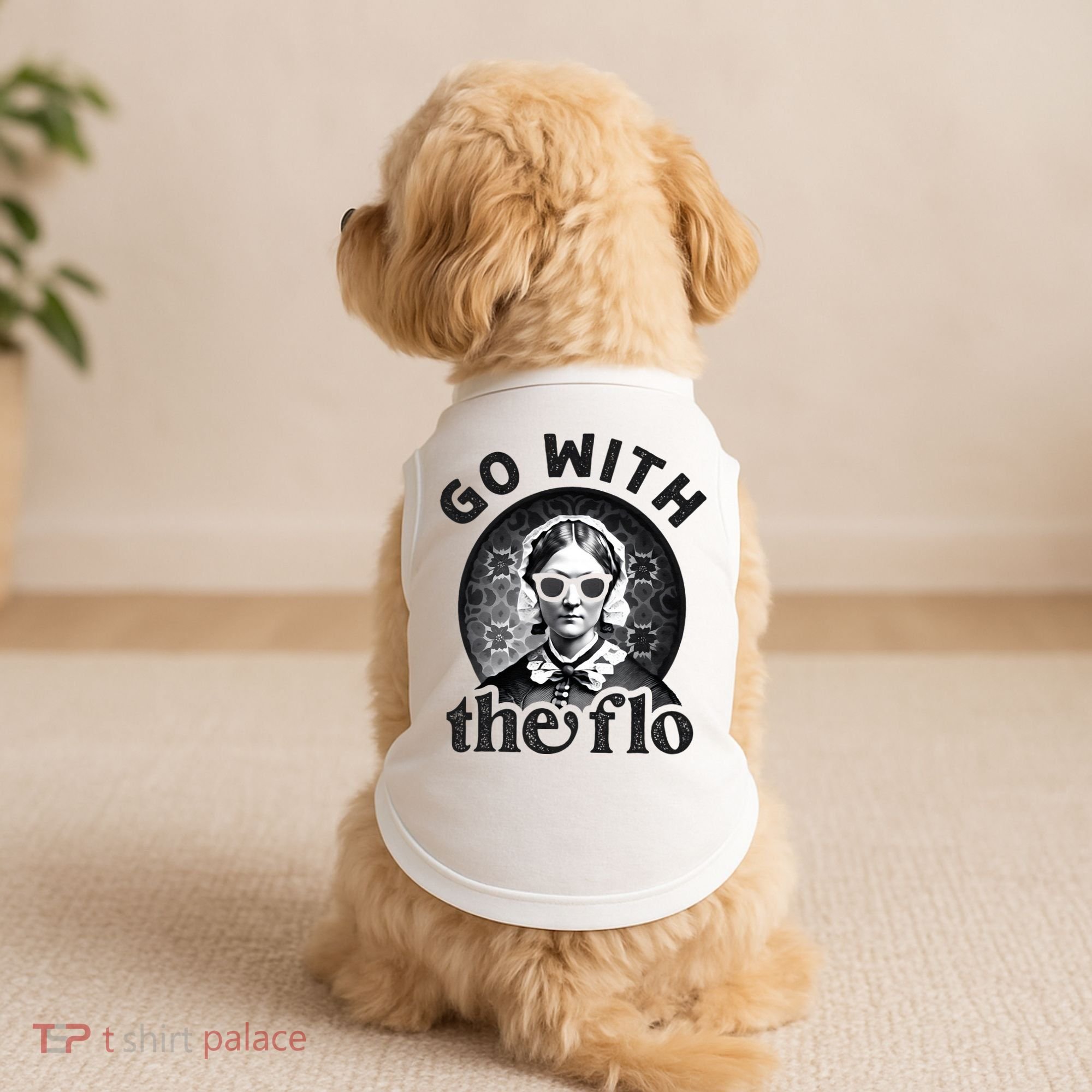 History Nurse Florence Nightingale Go With The Flo Doggie Tank