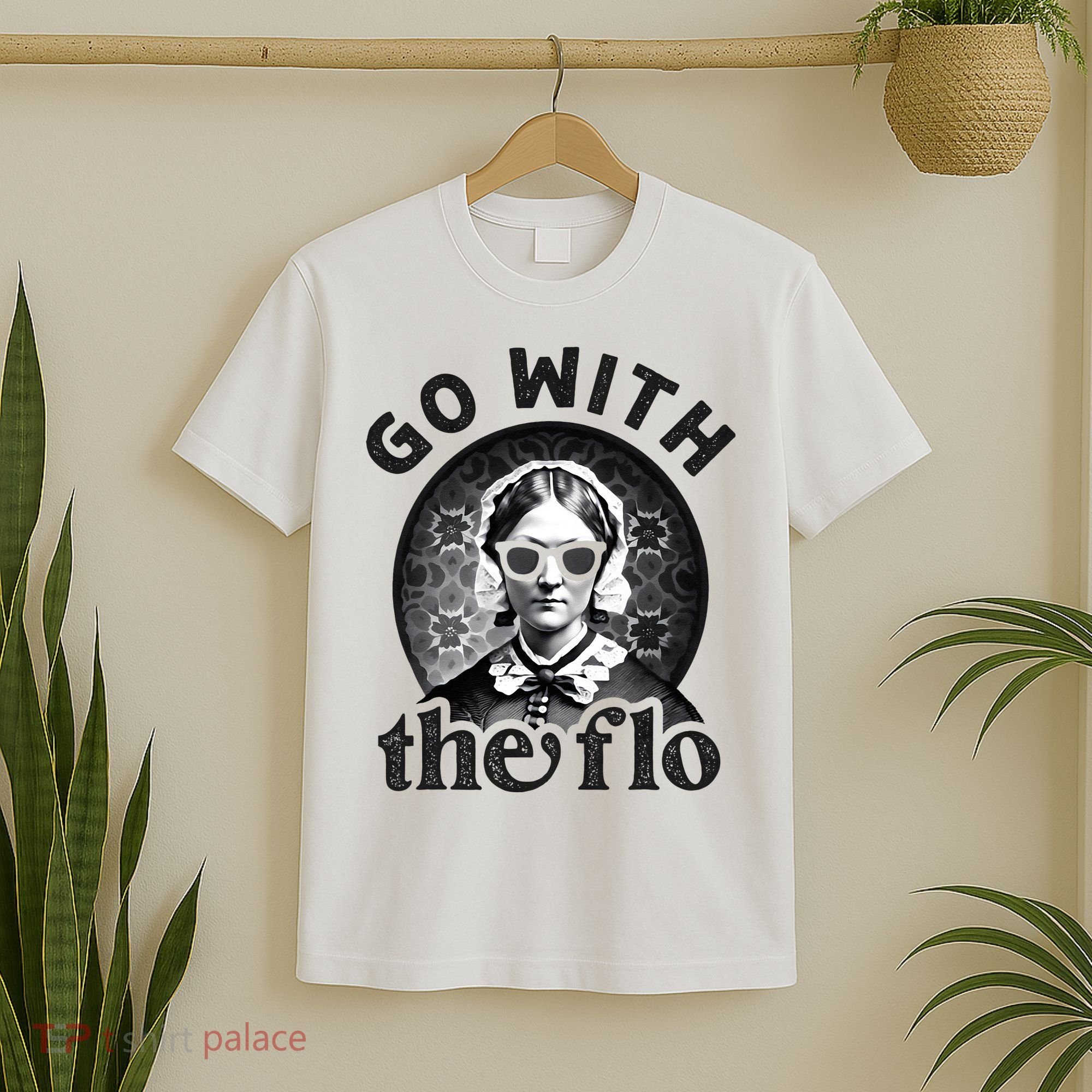 History Nurse Florence Nightingale Go With The Flo T-Shirt