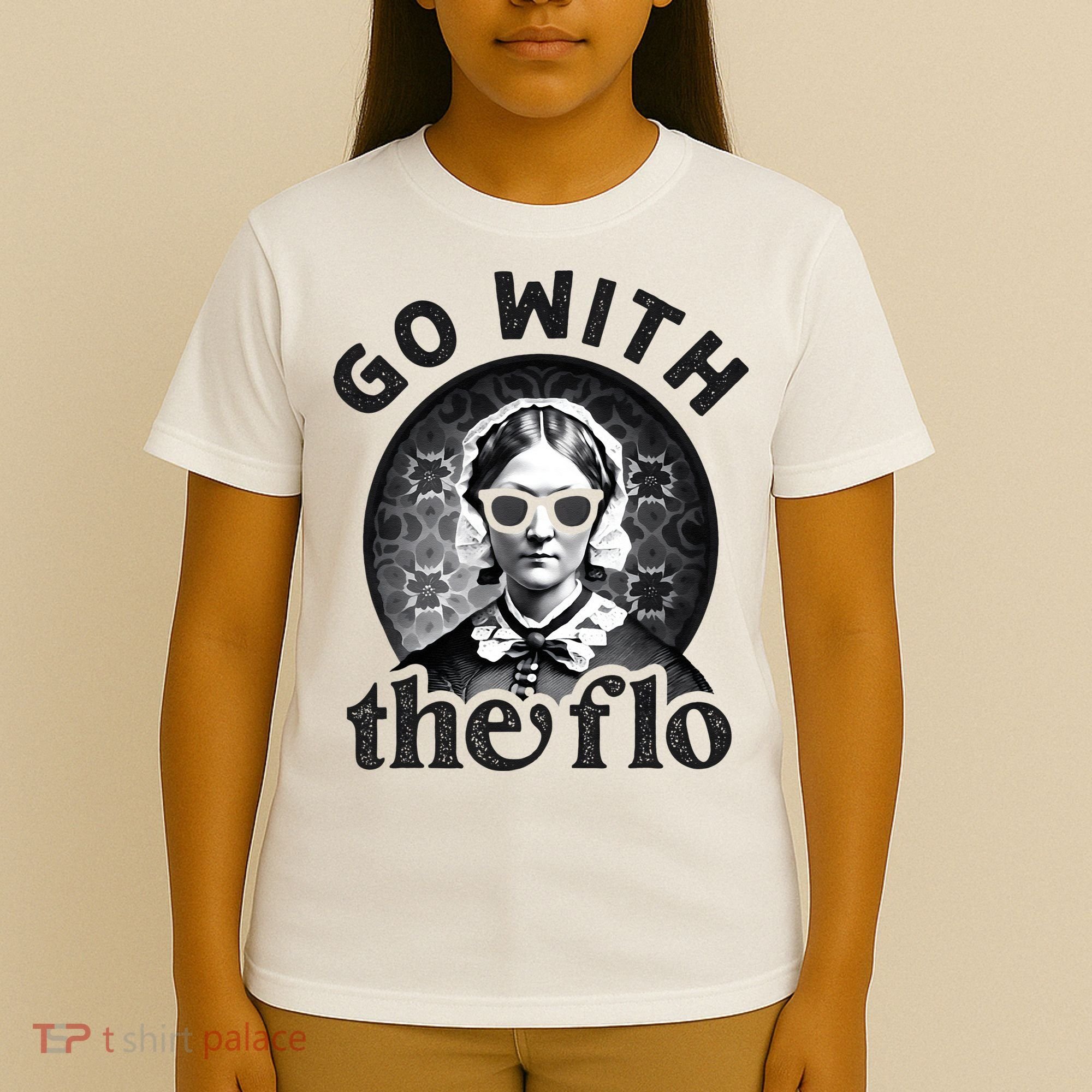 History Nurse Florence Nightingale Go With The Flo T-Shirt