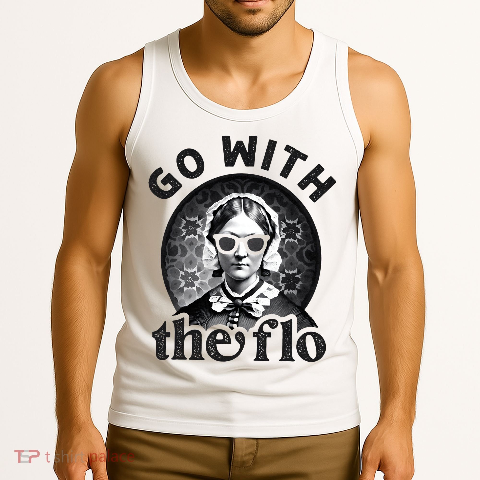 History Nurse Florence Nightingale Go With The Flo Tank Top