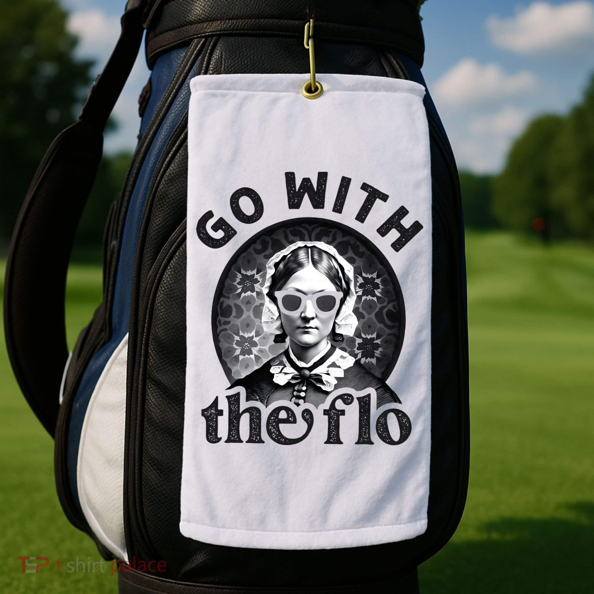 History Nurse Florence Nightingale Go With The Flo Golf Towel