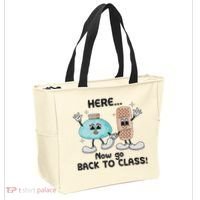 Here Now Go Back To Class School Nurse Medical Professional Tote Bag thumb 2