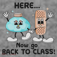 Here Now Go Back To Class School Nurse Medical Professional Toddler Hoodie thumb 2