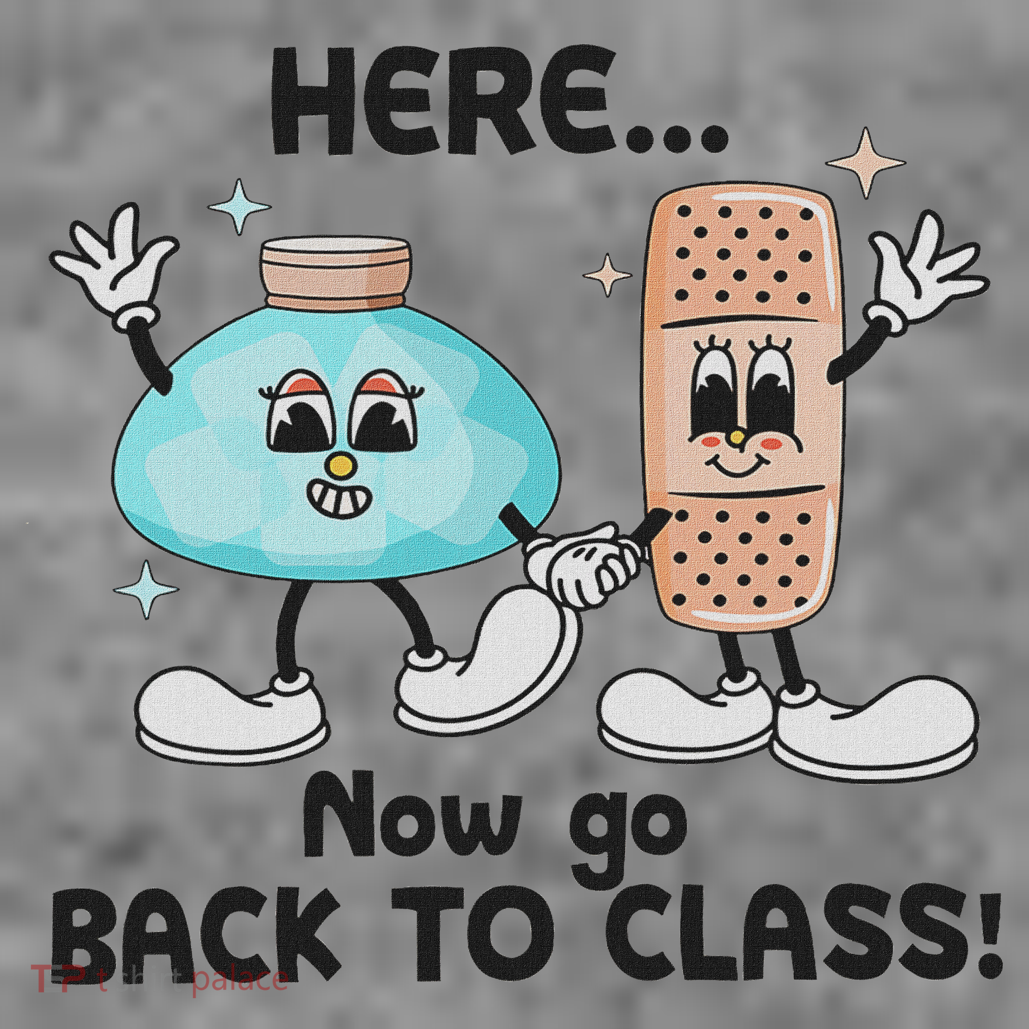 Here Now Go Back To Class School Nurse Medical Professional Toddler Hoodie