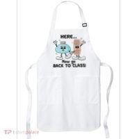 Here Now Go Back To Class School Nurse Medical Professional Apron thumb 0