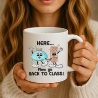 Here Now Go Back To Class School Nurse Medical Professional Coffee Mug thumb 3