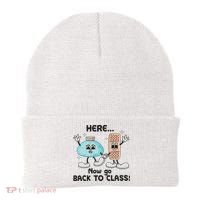 Here Now Go Back To Class School Nurse Medical Professional Beanie thumb 0