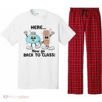 Here Now Go Back To Class School Nurse Medical Professional Pajama Set thumb 0