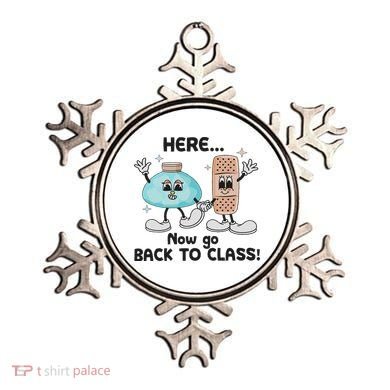 Here Now Go Back To Class School Nurse Medical Professional Ornament