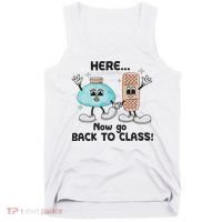 Here Now Go Back To Class School Nurse Medical Professional Tank Top thumb 0