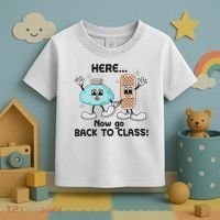 Here Now Go Back To Class School Nurse Medical Professional Toddler T-Shirt thumb 3