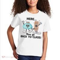 Here Now Go Back To Class School Nurse Medical Professional Kids T-Shirt thumb 2