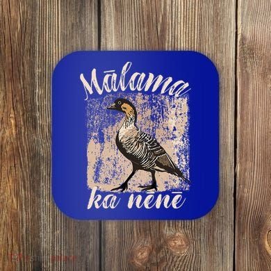 Hawaii Nene Goose Malama Ka Nene Coaster