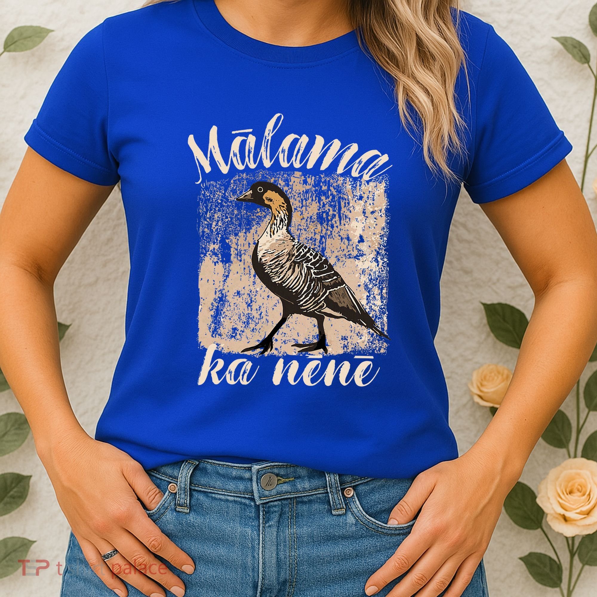 Hawaii Nene Goose Malama Ka Nene Women's T-Shirt