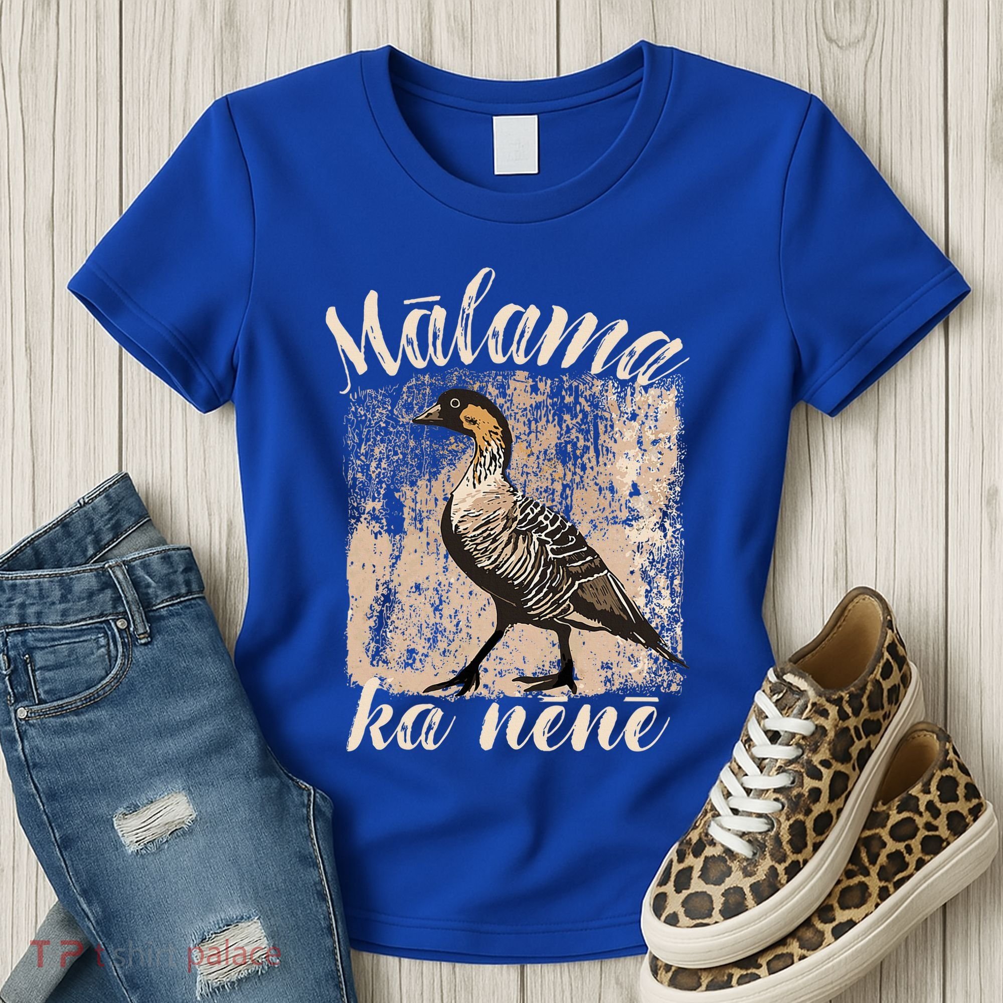 Hawaii Nene Goose Malama Ka Nene Women's T-Shirt