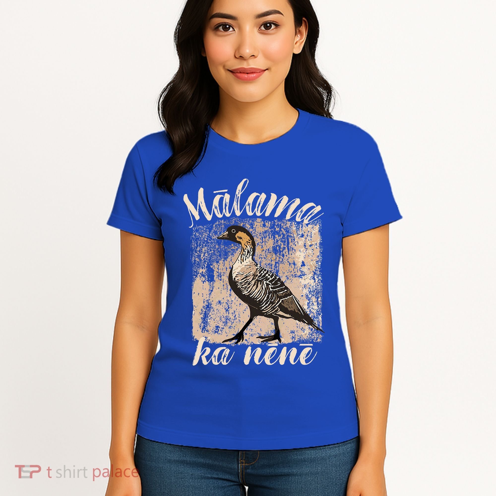Hawaii Nene Goose Malama Ka Nene Women's T-Shirt