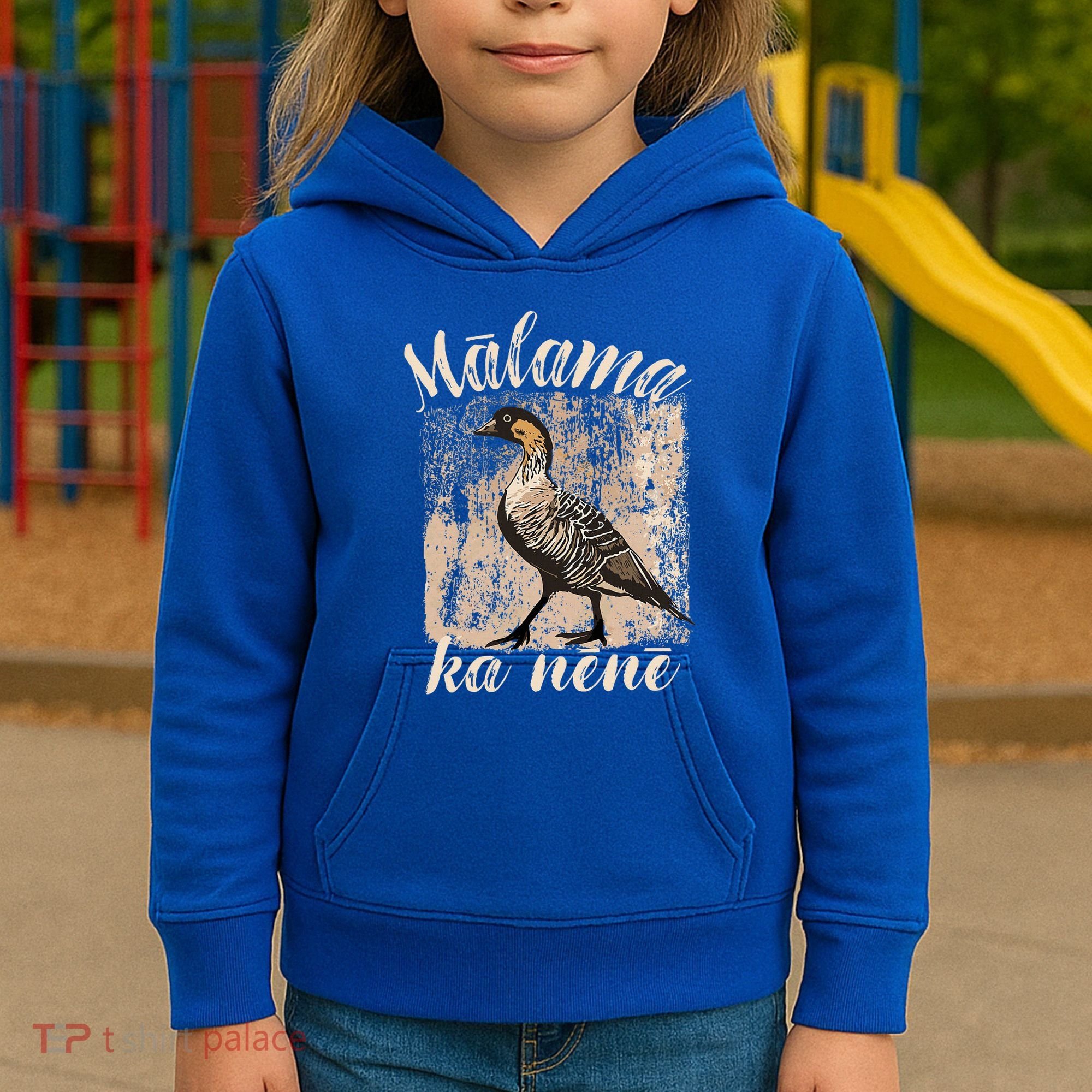 Hawaii Nene Goose Malama Ka Nene Kids Hoodie
