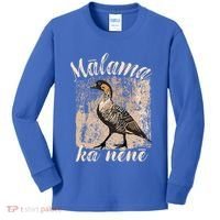 Hawaii Nene Goose Malama Ka Nene Kids Long Sleeve Shirt thumb 0