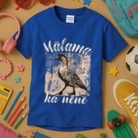 Hawaii Nene Goose Malama Ka Nene Kids T-Shirt thumb 3