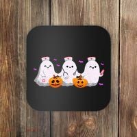 Halloween Nurse Ghosts Boo Crew Coaster thumb 0