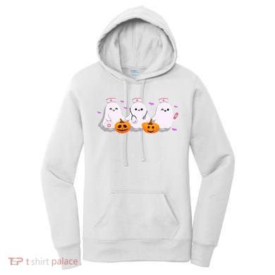 Halloween Nurse Ghosts Boo Crew Women's Hoodie