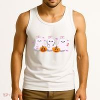 Halloween Nurse Ghosts Boo Crew Tank Top thumb 3