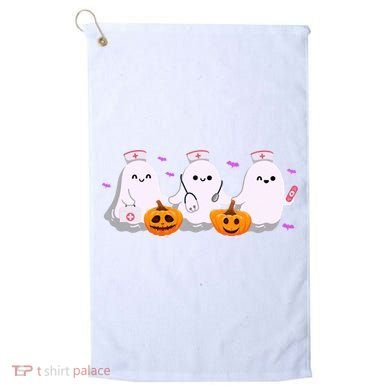 Halloween Nurse Ghosts Boo Crew Golf Towel