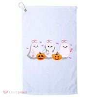 Halloween Nurse Ghosts Boo Crew Golf Towel thumb 0