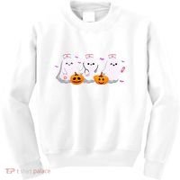 Halloween Nurse Ghosts Boo Crew Kids Sweatshirt thumb 0