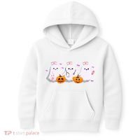 Halloween Nurse Ghosts Boo Crew Kids Hoodie thumb 0