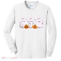 Halloween Nurse Ghosts Boo Crew Kids Long Sleeve Shirt thumb 0