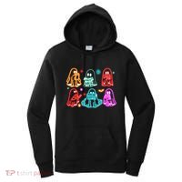 Halloween Neon Ghost Reading Books Spooky Season Women's Hoodie thumb 0