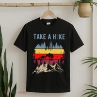Hiking Nature Hike Hiker Outdoor Funny Take A Hike T-Shirt thumb 2